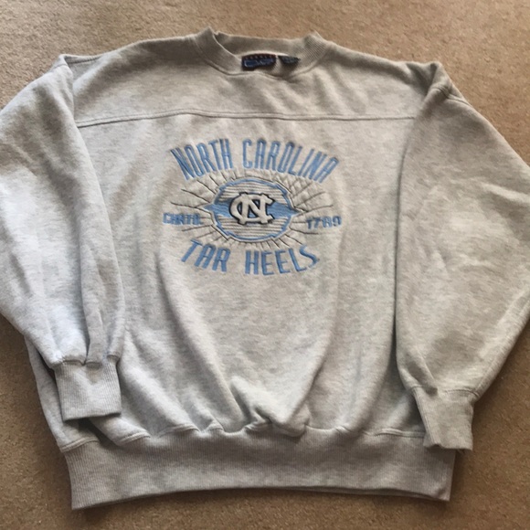 vintage tar heels sweatshirt